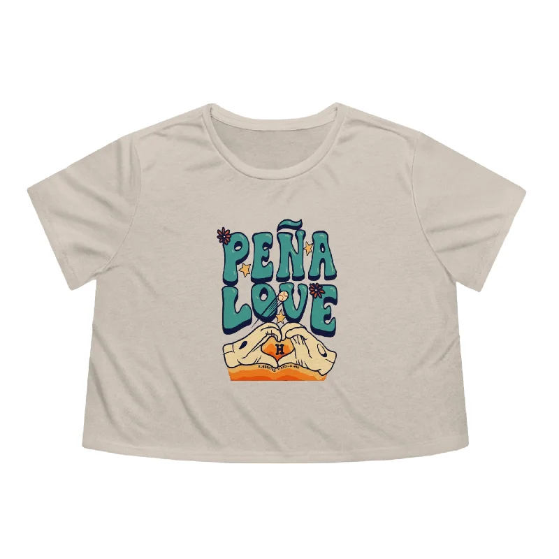 Peña Love Cropped Tee