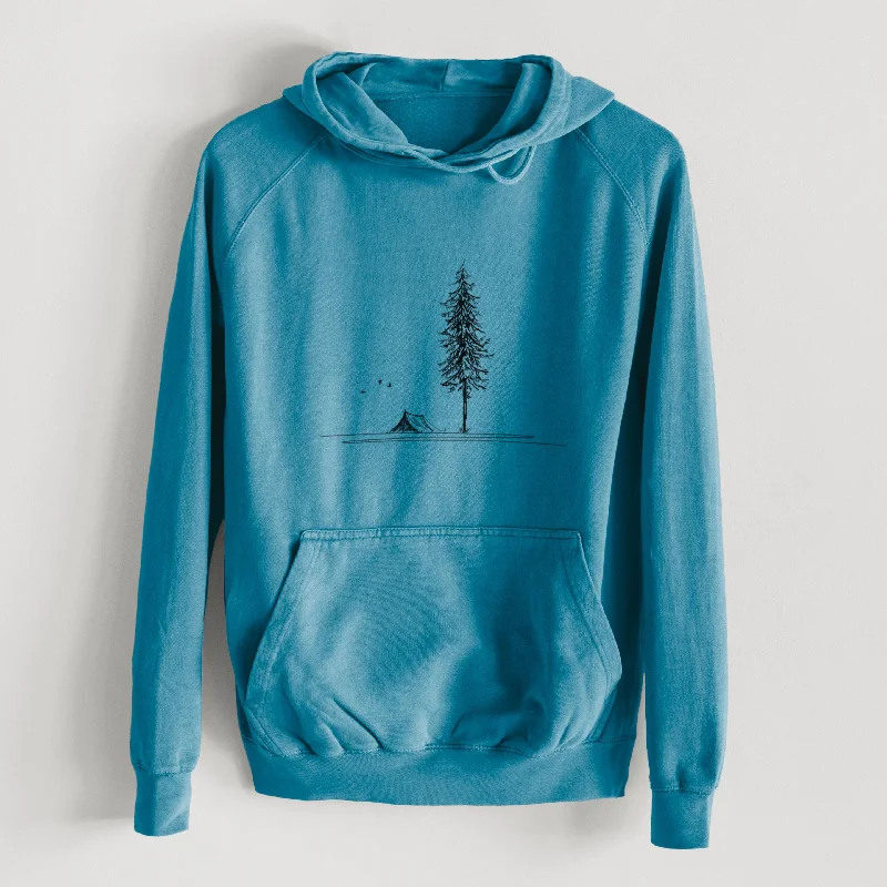 Pine Camp Vista  - Mid-Weight Unisex Vintage 100% Cotton Hoodie