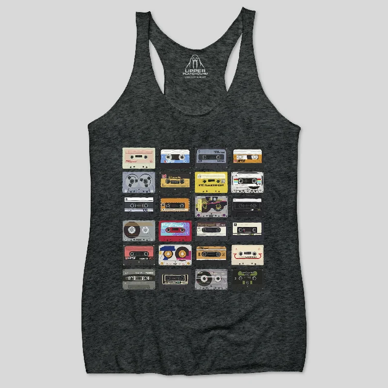 CASSETTES WOMEN'S RACERBACK TANK