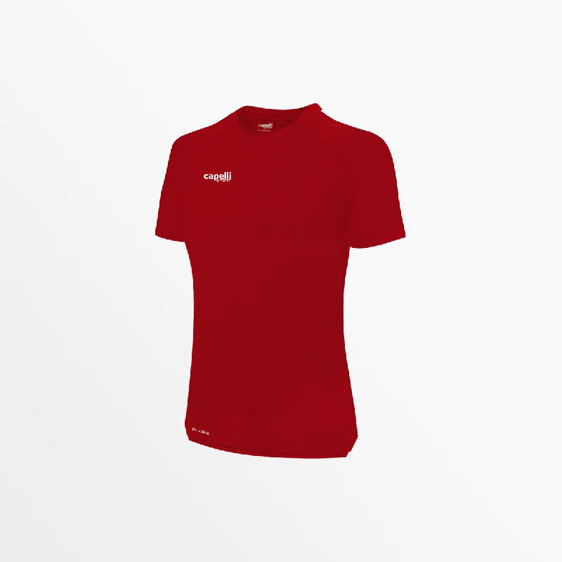 WOMEN'S BASICS II BLOCK SHORT SLEEVE TRAINING TOP